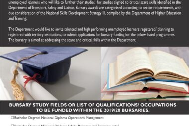 ADVERT FOR UNEMPLOYED LEARNERS