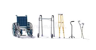 Get an assistive device (wheelchairs, etc)