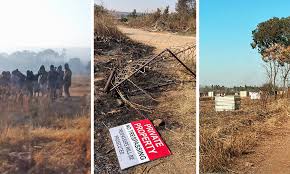Respond to land invasion